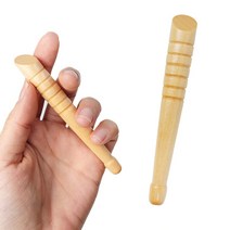 나무 지압 경락도 미니 1p (지압봉 발마사지 손지압기 맛사지기), 10.5cm