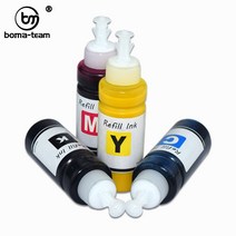 Epson Colorwork TM-C3500 C3500 C3400 C3510 C3520 C7500G 컬러 라벨 프린터 용 4 색 방수 대량 리필 안료 잉크