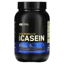 옵티멈뉴트리션 골드 스탠다드 100% 카제인 초콜릿 수프림 909g 2lbs, 848.22g, 1병, 848.22g