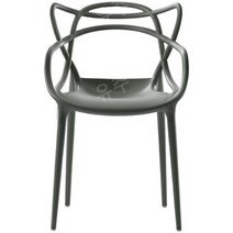 유주글로벌 투명체어 카르텔의자 고스트 카페 빈티지, 흰색 2-3개