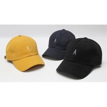 A로고 쌩얼모자 학생볼캡 남녀공용모자 베이직 자수모자