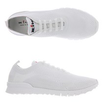 키톤 23FW USSFITS N0080901 BIANCO 로고 런닝 텅 스니커즈 - 멀티