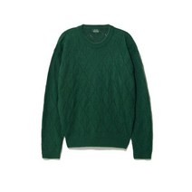 비슬로우 비슬로우X런던그로서리마켓22FW S.G.M MOHAIR ARGYLE PUNCHING KNIT 그린