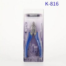 케이블 절단기 컷팅기 KAIGEXIN K-816/810 고정밀 커팅 플라이어 사이드 절단 니퍼 핸드 툴 전선 커터 정밀, [01] K-816 1pcs, K-816 1pcs