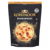 Kohinoor 코히누르 Bhakarwadi 바카디 세이보리 스낵 과자 200g 3팩