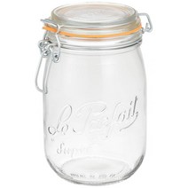 Le Parfait (르파르페) 유리 보컬자 1L ≪저장용기≫ 960509, 1개