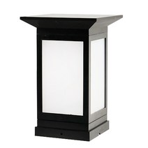 태양광 3세대 PLUS 카페등 80/100 size 태양열 데크 야외 LED 사각 기둥, 3세대 카페등_100 PLUS (말뚝받침대-흰빛)