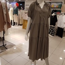 2층 꾸즈 넥 프릴 롱 원피스 TO591O1