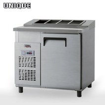 유니크 김밥냉장고 900 UDS-9RGAR 업소용 테이블 김밥 업소용 냉장고, 디지털, 메탈