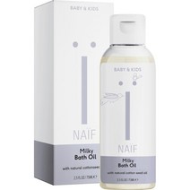 나이프 NAIF Bath oil 독일 베이비 & 키즈 밀키 바스 오일 100ml, 1팩