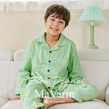 마밤오가닉 아동 주니어 잠옷 파자마 실내복 치즈나쵸