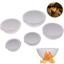 견고한 금은 보석 공구 장비에 대 한 1pcs 고온 석영 실리카 용융 도가니, 01 58mm 100G