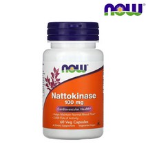 나우푸드 나토키나제 낫또키나제 100mg 60캡슐
