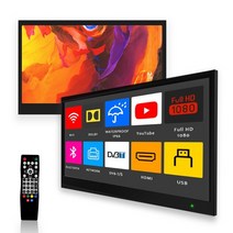 스마트 tv 70 75 80 85 90 95 100 인치 대형 벽걸이 중소기업 티비 soulaca 27 거울 방수 욕실 led 텔레비전 리모콘 풀 p, 검은색