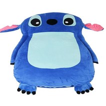 캐릭터침대 대형인형 타다미 푹신한 싱글침대 다다미, A 싱 두꺼워진 2.0곱하기1.2 미터, 스티치 블루