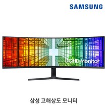삼성 LS49A950UIKXKR 49인치 커브드 듀얼 고해상도 모니터
