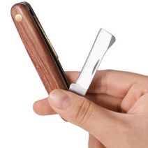 접목 도구 세트접목 도구 Foldable 가지 치기 칼 전문 정원 커터 스테인레스 스틸 나무 손잡이, 01 A