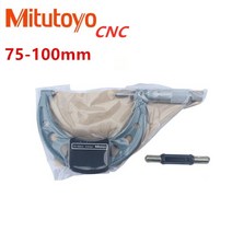 수평기mitutoyo 외부 마이크로미터 103-138 0-25 25-50 50-75 75-100mm 금속 가공 측정 정확도 0.01mm 측정 수공구