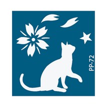 재사용가능 헤나타투 셀프헤나도안, 1개, PP-72