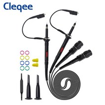 Cleqee P2060 P2100 P2200 DC 60MHz 100MHz 200MHz X1/X10 오실로스코프 프로브 Tektronix HP BNC 테스트, 01 P2060 DC-60MHz 2pcs