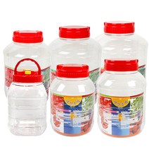 이안에다있다 국산 PET 담금주병 과실주병 매실통 효소통 발효용기 담금주통 과실주통 매실병, 1개, 8L