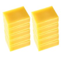 나무 가구 보석 돌에 대 한 10pcs 천연 밀랍 연마 왁스 폴란드어, 설명, 옐로우, Beewax