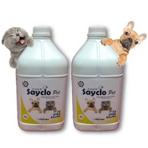 세이크로 펫 / 반려동물용품 살균탈취제 / 냄새 제거 / 4L 리필용 2개