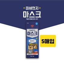 동화약품 미세먼지 마스크 대형 화이트 5매입 x 4개(20매)