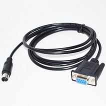 RS232 DB9 D-SUB9PIN 미니 DIN 8P MD2-FX2N PLC 통신 MD2-FX-CAB0 케이블 MD204L V4 V5 V6 MD306L OP320 FXPLC, 01 CN _ 01 1.8M