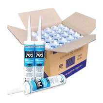 다우실792(25EA) 박스단위 외장용 실리콘 외부용 판넬용 렉산용, 다우실792_투명(25EA)