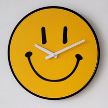 무소음스마일벽시계300 블랙