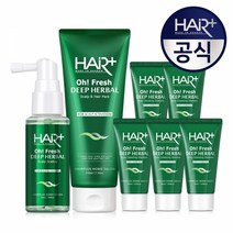 [헤어플러스] 오프레시 두피팩 210ml+샴푸 50ml 5개+두피 스케일링 50ml, 단품