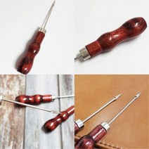 ♥LUCKY♣ 보급형 가죽 공예 송곳 가죽공예마름송곳 수선공구 수선도구, 1개