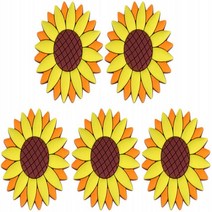 UPKOCH 5PCS Cute Refrigerator Magnets Sunflower Whiteboard Magnets PVC Fridge Magnets Fridge Sticker, 1