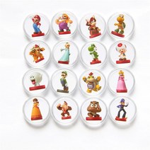 스플래툰 2 스매시 브라더스 메리오 카트 8 디아블로 3 NFC 게임 태그 Ntag215 동전 카드 NS 스위치, 05 16Pcs Mariio-Party