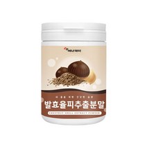 국내산 100% 발효 율피 추출 분말 가루 차 껍질 율피발효액 엘라그산 폴리페놀 비타민 탄닌 무기질 플란타 김치유산균 내장지방 중성지방배출, 발효율피가루230gx2캔