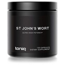 1 000mg Ultra High Strength St. Johns Wort Capsules (Non-GMO) - 7X Concentrated Extract - The Strongest St Johns Wort Capsules Available - 0.3％ Hyperi