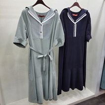 반에이크 니트 블록 벨티드 원피스 (VB38OPUD05A)