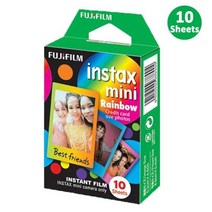 폴라로이드 전용 필름 즉석필름 호환 Fujifilm Instax Mini Film 9 인화지 02030 매 인스턴트 미니 7s 8 70, 03 0 Sheet Rainbow