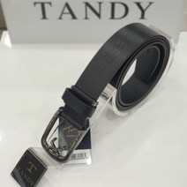 탠디 탠디 블랙라벨 소가죽 블랙 남성 캐주얼 정장 벨트 BB194