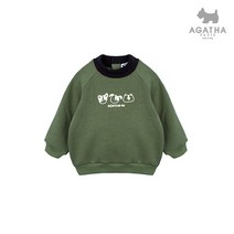 아가타키즈 배색폴라맨투맨(AACT9T21_KA)