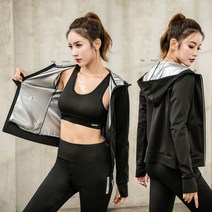 레트프 여성 다이어트 땀복 긴팔 상의 하의 세트