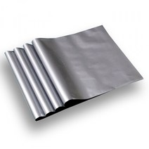 튼튼한 LDPE 택배봉투 38X50cm+4cm 200장(0.1mm), 실버_ 두께_0.1mm