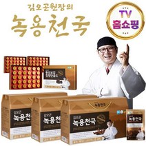 김오곤 녹용천국+동의보감 침향환 4박스 6박스 보양세트 녹용 홍삼 진액 엑기스 침향단, 3개월, 70ml