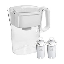 브리타 대형 10컵 Pitcher 스마트 라이트 정수 필터 및 2개의 표준 필터 포함 흰색