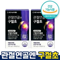 식약처 인증 인정 녹십자웰빙 관절연골엔 구절초 유산균 콜라겐 비타민 건강환 및 분말 관절연골 Joint Sist 리나린 1개월 3개월 6개월 홈쇼핑 방송 건강 식품 인증, 30정 x 2박스(2개월)