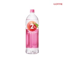킹콩마켓50 롯데 2%부족할때 1.5L x 6개(복숭아) (8724606), 2부족할때1.5Lx6개(복숭아)