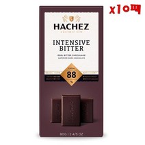 Hachez Intensive Bitter 하세스 초콜릿 80g 10팩