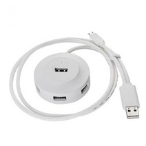 허브몰 / USB2.0 4포트 OTG USB허브/스마트폰 태블릿PC 연결사용/일반 PC에 연결사용