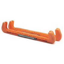 스케이트 날집 1 쌍 블레이드 커버 아이스 가드 하키 조절 보호 펑크 방지 신발 및 가방, [06] orange